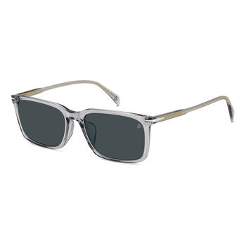 Blue Rectangular Men's Sunglasses