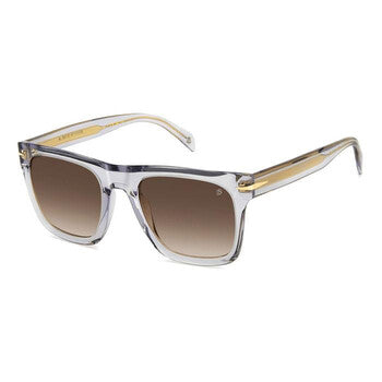 Brown Shaded Square Men's Sunglasses