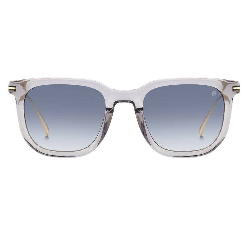 Dark Blue Shaded Square Men's Sunglasses