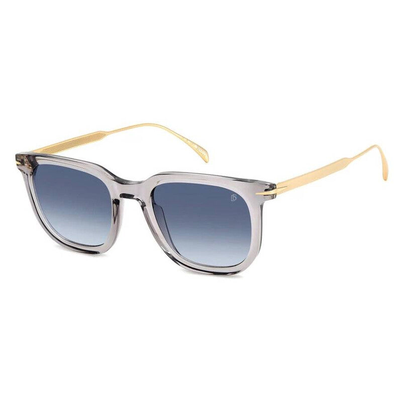 Dark Blue Shaded Square Men's Sunglasses