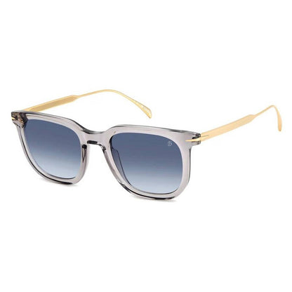 Dark Blue Shaded Square Men's Sunglasses