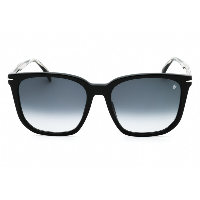 Dark Grey Gradient Square Men's Sunglasses
