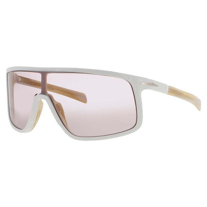 Men's Beige Rectangular Sunglasses