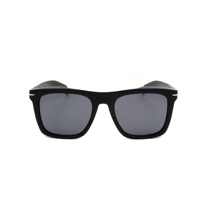 Men's Black Rectangular Sunglasses