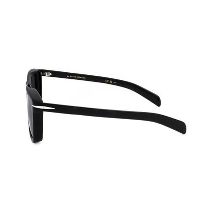 Men's Black Rectangular Sunglasses