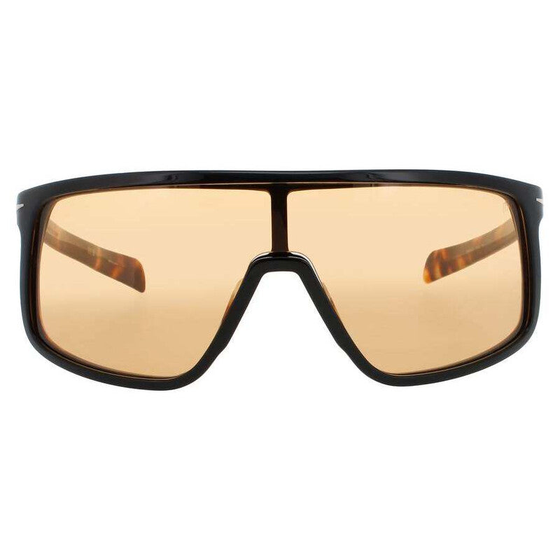 Men's Black Rectangular Sunglasses