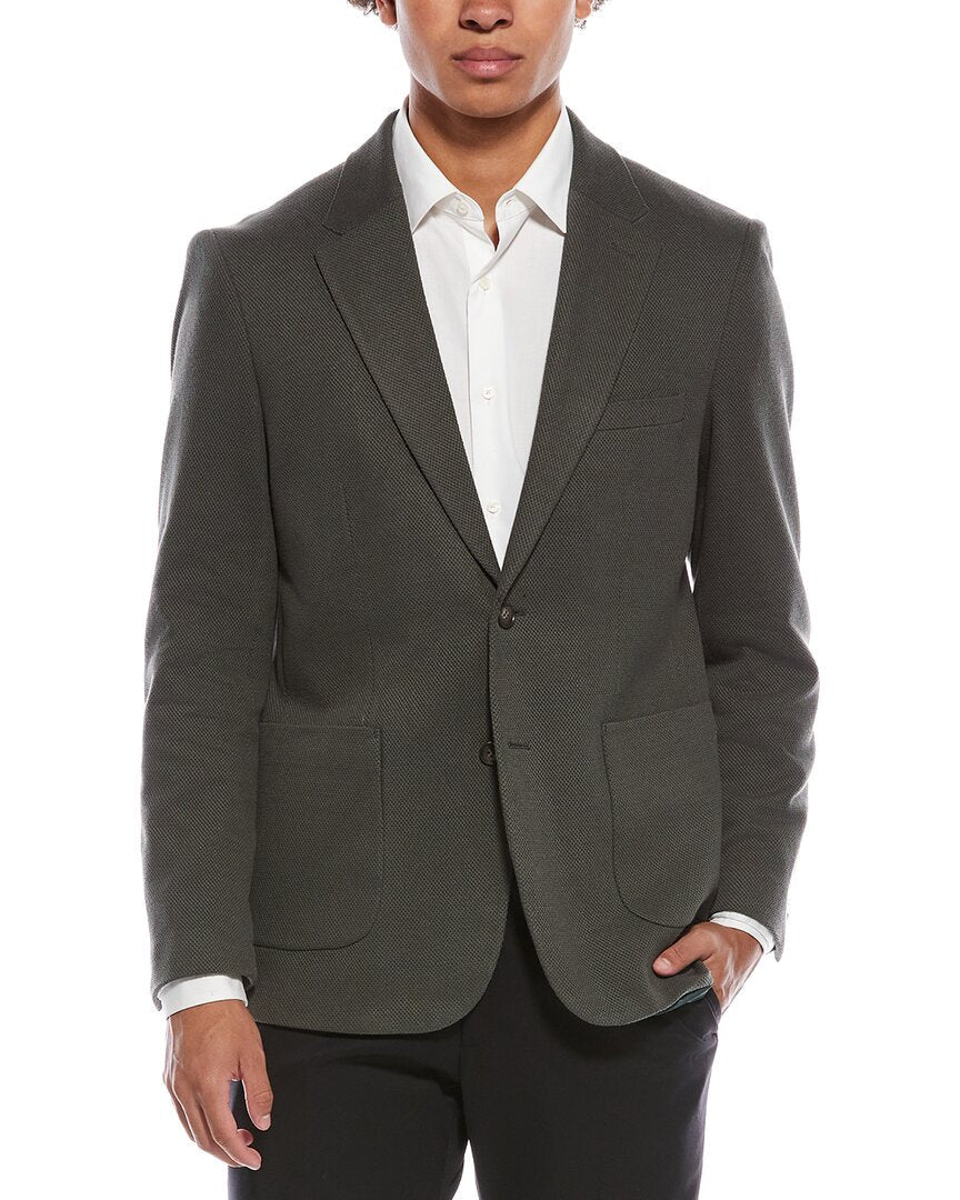 pique knit sportcoat