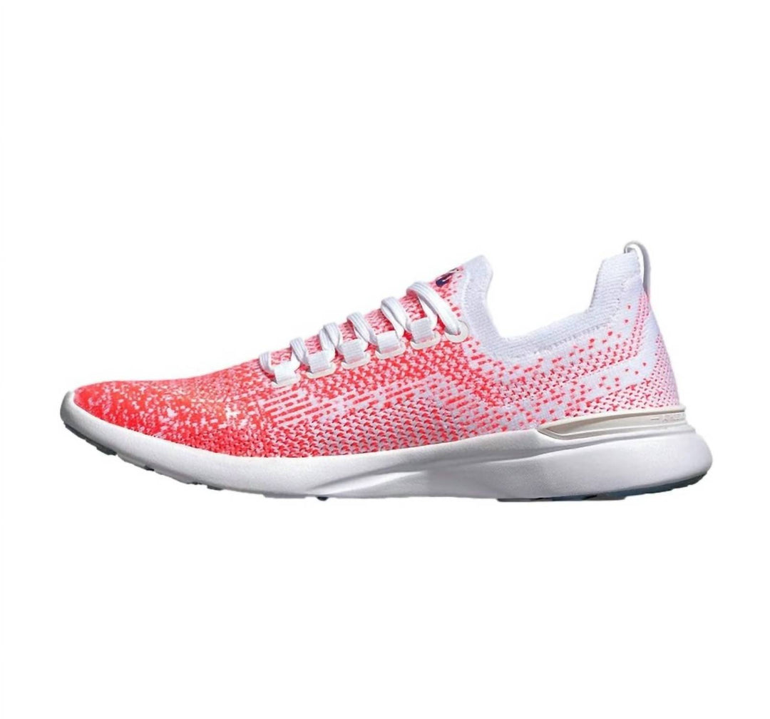 US 7.5 - white/impulse red/ombre