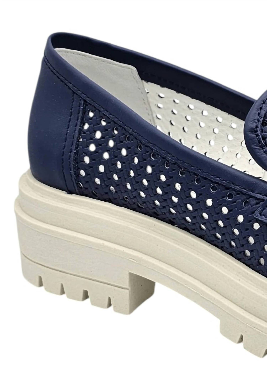 men raven loafers in blue