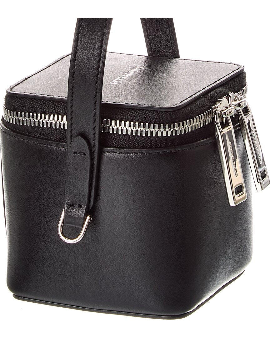 ferragamo leather vanity case