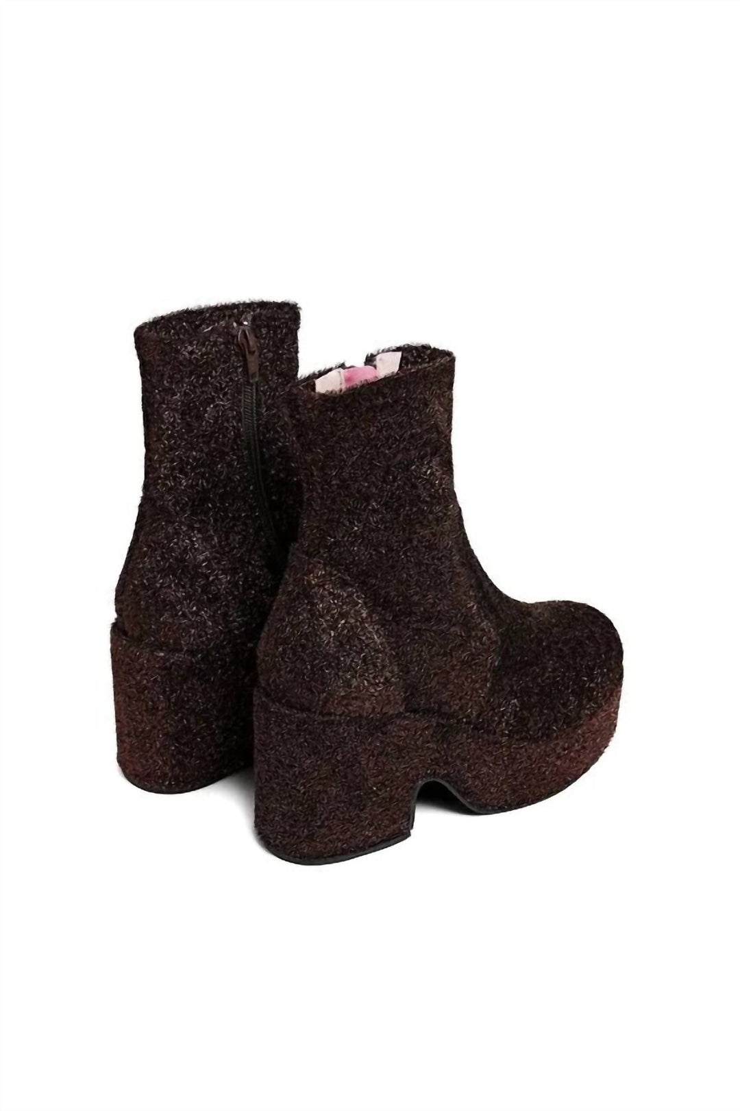 women's bratz platform boots in brown