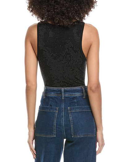 embellished sweater bodysuit