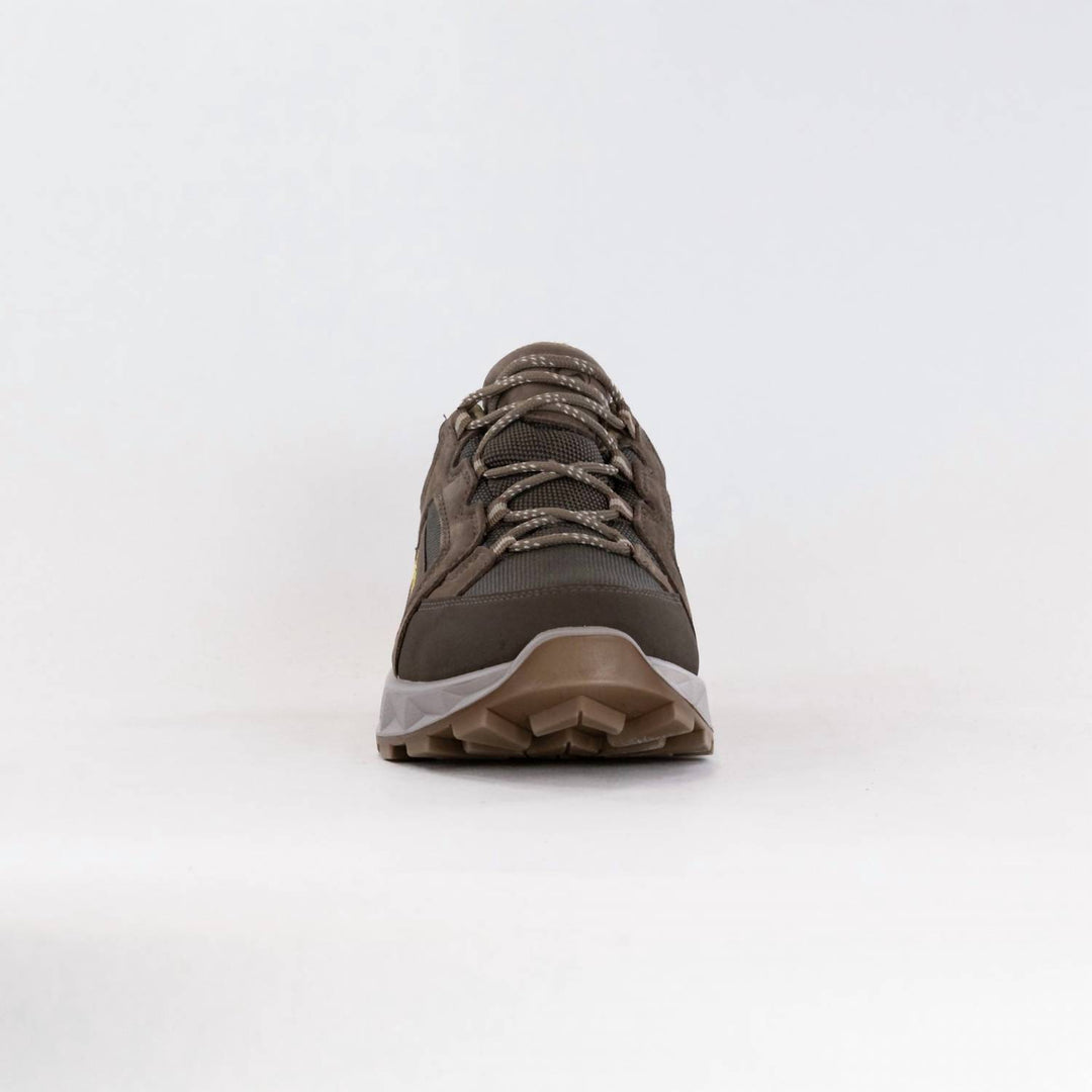 men's sting gore-tex lace up sneaker in beige/grey