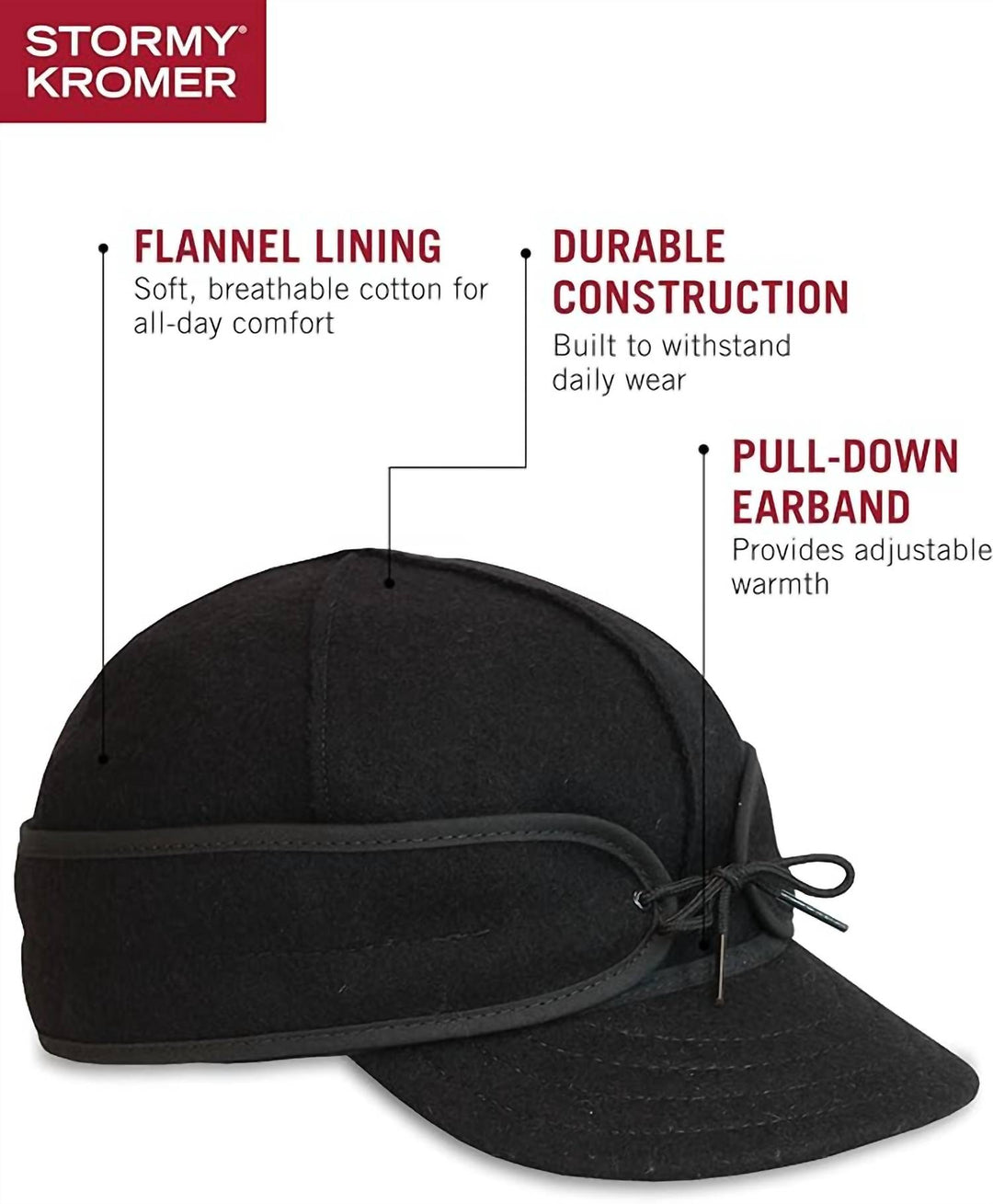 men's original sidekick cap in black