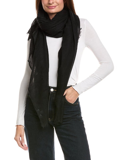 solid felted cashmere wrap