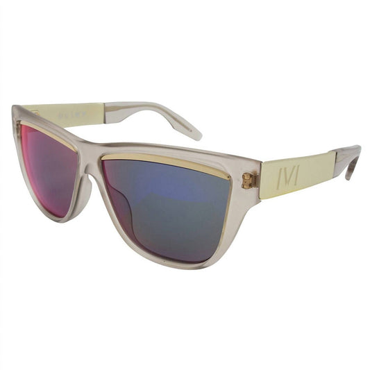 One Size - brushed champagne / amethyst flame flash lens