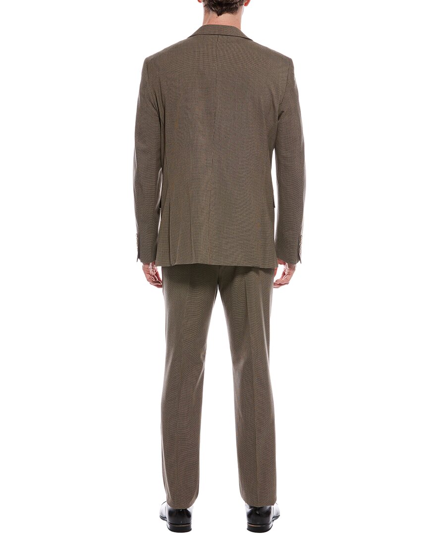 micro houndstooth suit