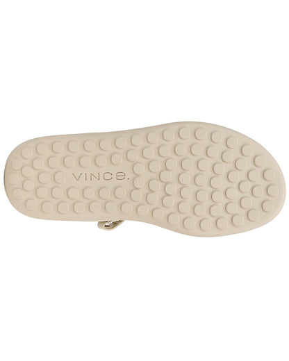 summer leather-trim sandal