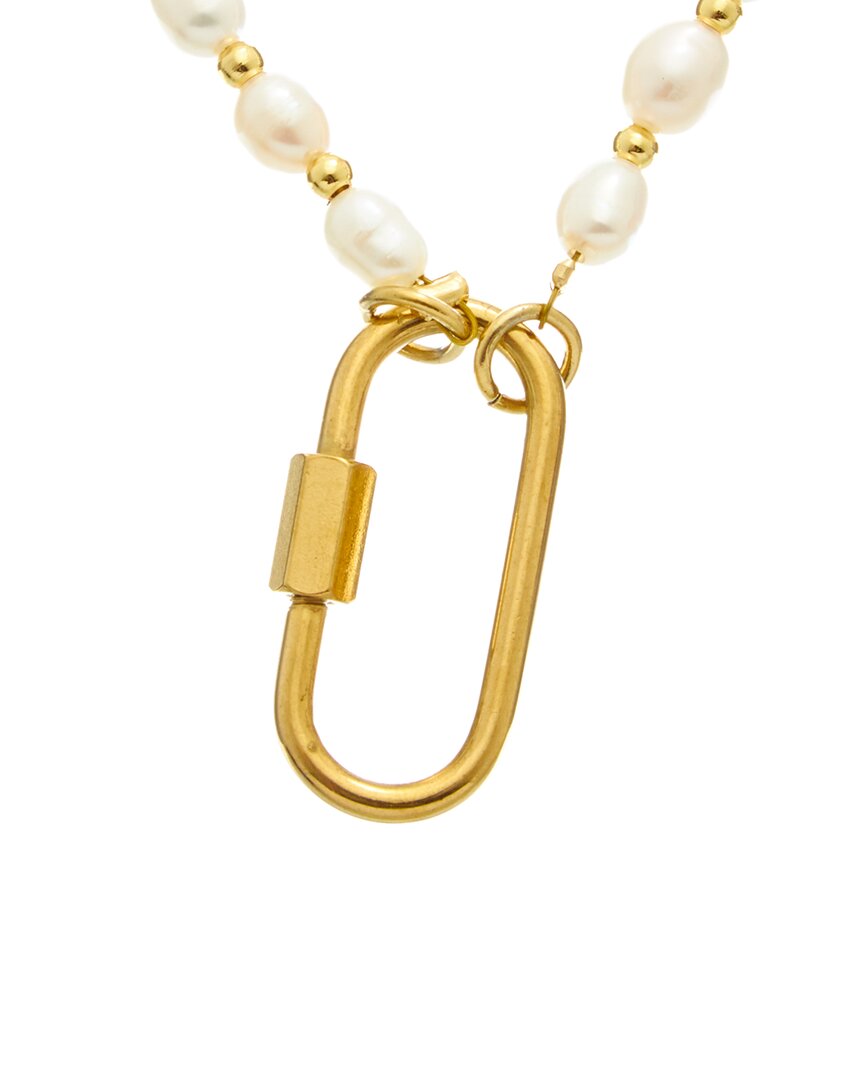 stainless steel beaded necklace