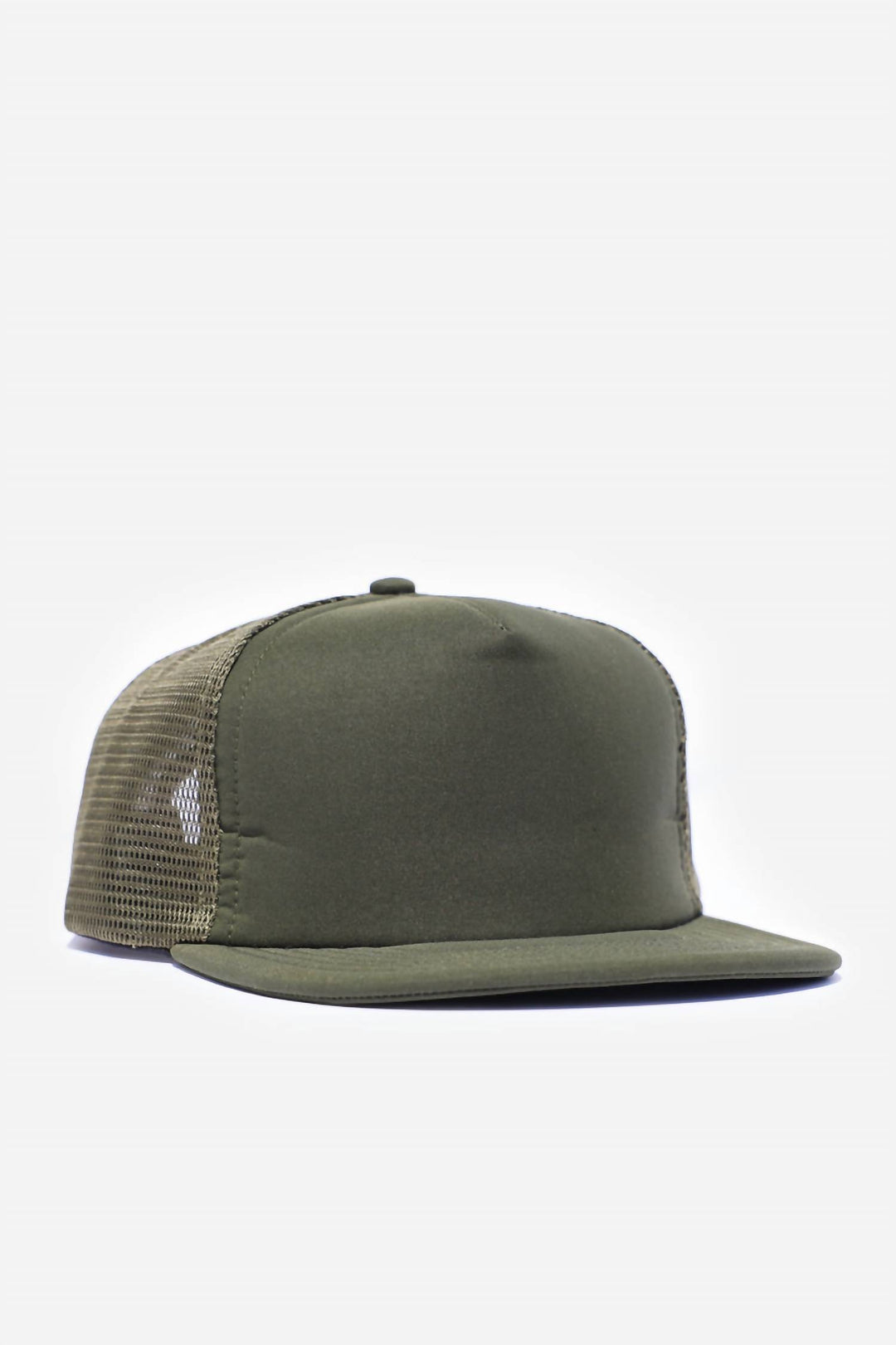 men's tonal trucker cap in olive