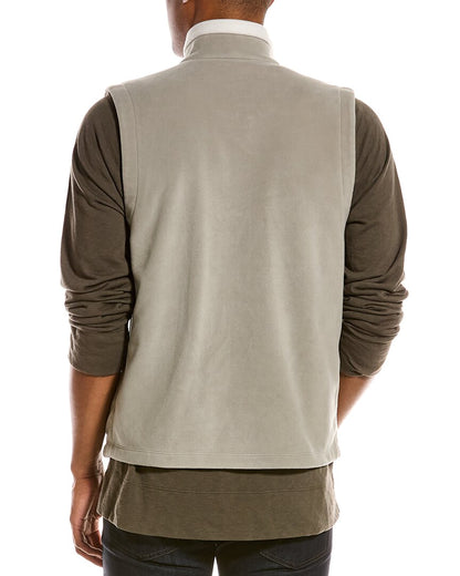 micro fleece shell vest