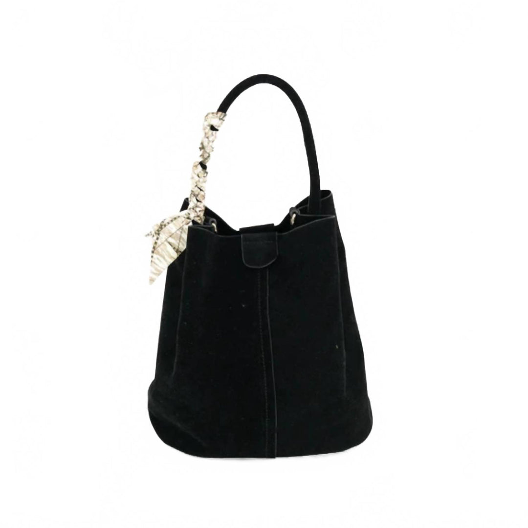 deanne mini bucket bag in black