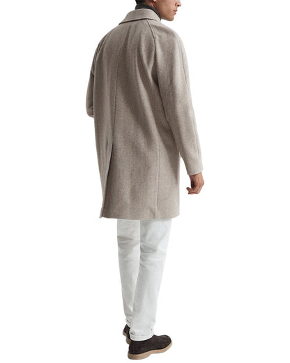 root wool-blend overcoat