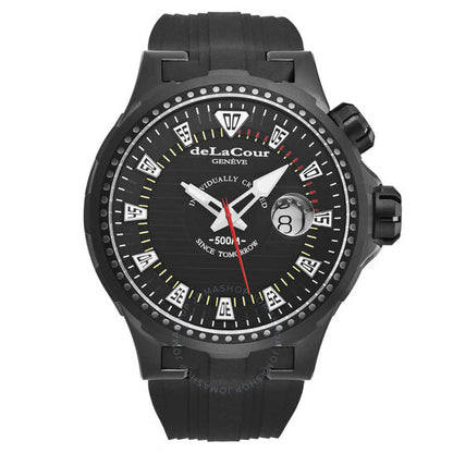 Delacour, Promess Automatic Black Dial Men's Watch