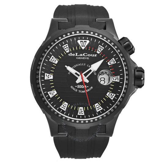 Delacour, Promess Automatic Black Dial Men's Watch
