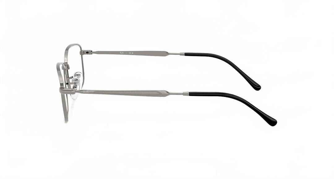 men's rx6533 pillow optical prescription frames in polished grey