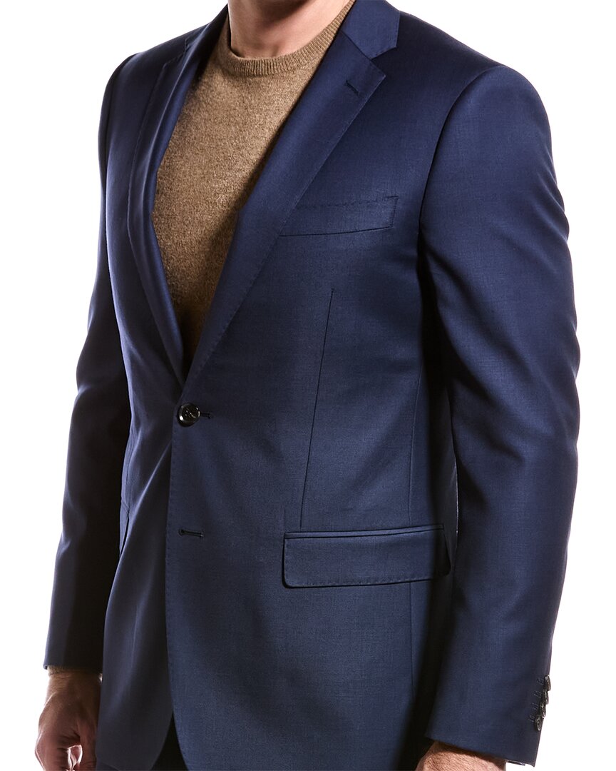 2pc slim fit wool suit
