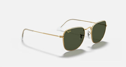 men's frank square sunglasses in polished silver