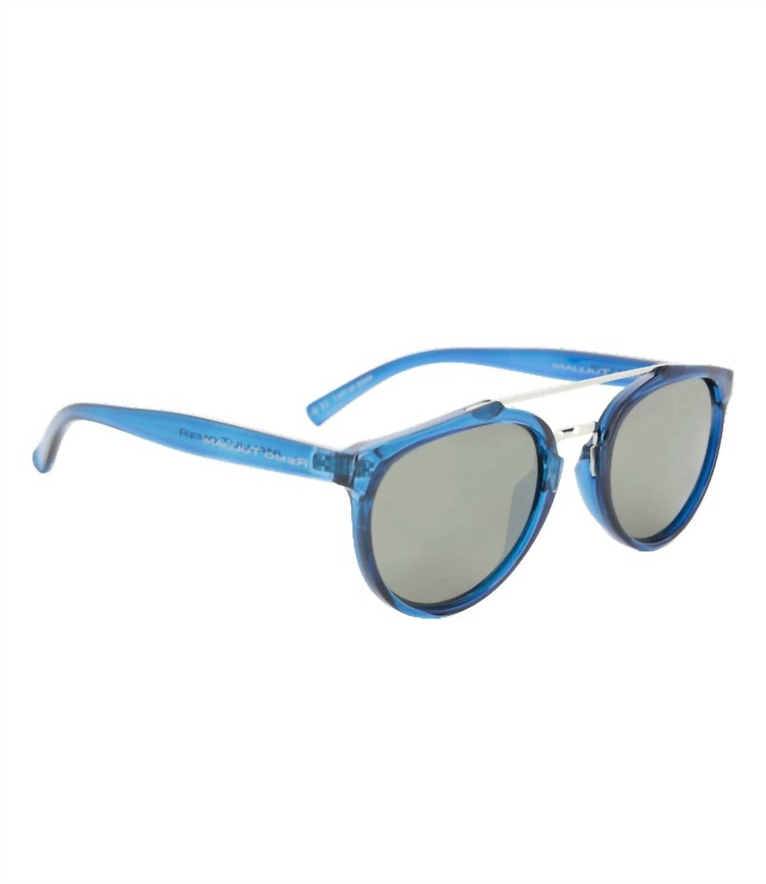passion sunglasses in sapphire/black mirror lens