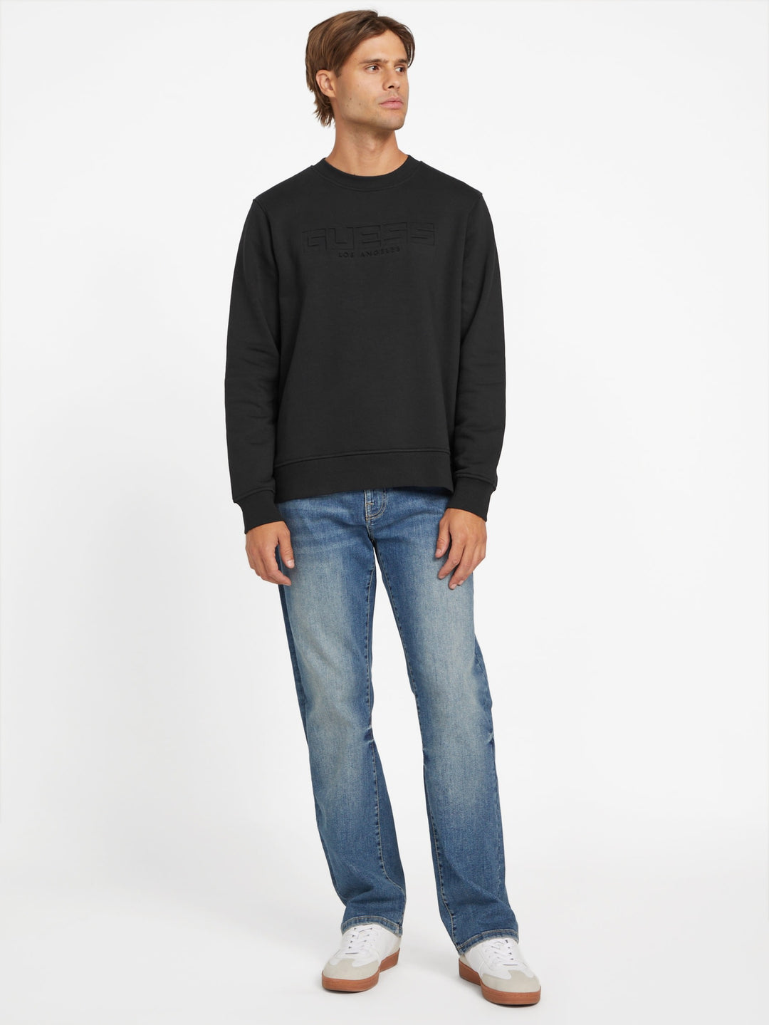 angel crewneck long-sleeve tee
