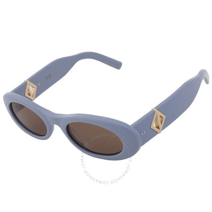 نظارة شمسية رجالية ديور CD DIAMOND R11 بيضاوية بنية اللون