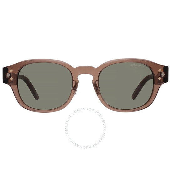 Dior, CD DIAMOND R2F Brown Oval Men's Sunglasses