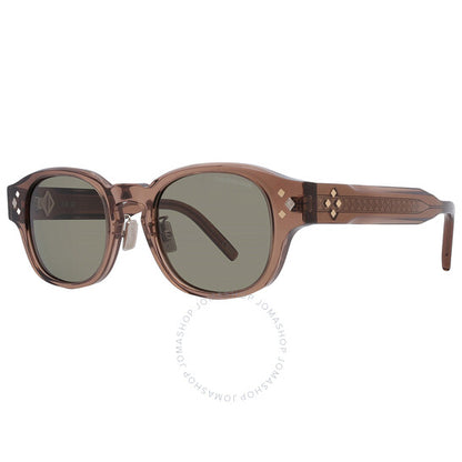 Dior, CD DIAMOND R2F Brown Oval Men's Sunglasses