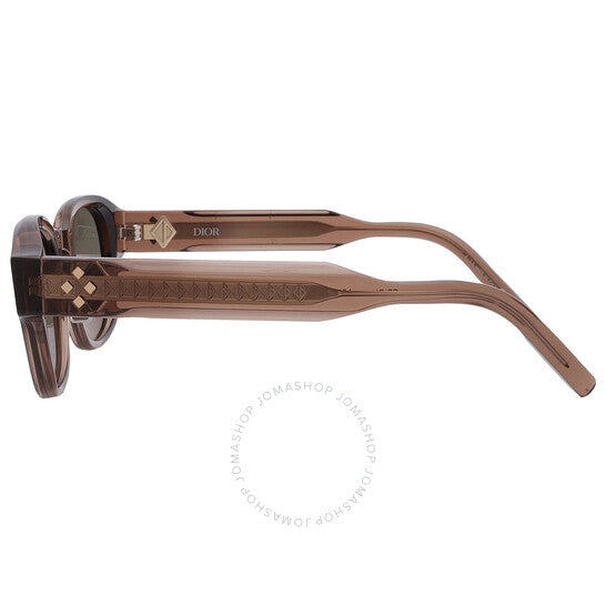 Dior, CD DIAMOND R2F Brown Oval Men's Sunglasses