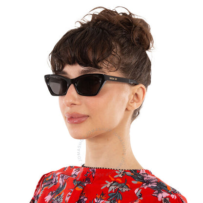 Dior, DIORMIDNIGHT B1I Grey Cat Eye Ladies Sunglasses