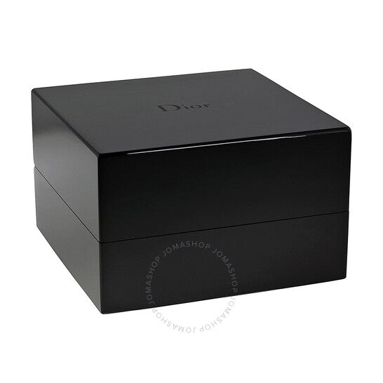 ساعة ديور VIII كريستال دايموند سيراميك سوداء للسيدات