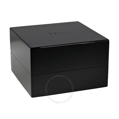 ساعة ديور VIII كريستال دايموند سيراميك سوداء للسيدات