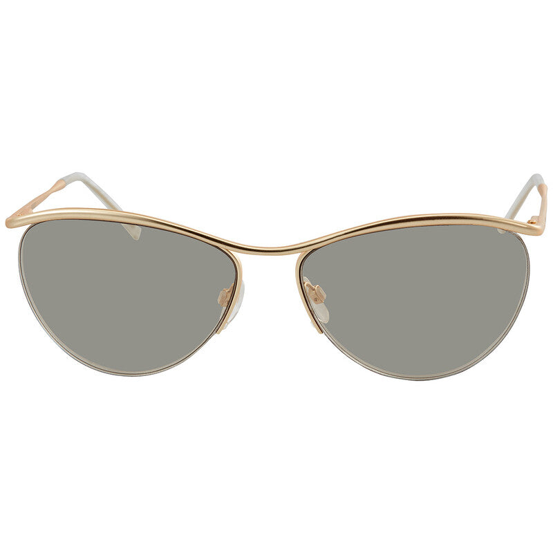Grey Oval Ladies Sunglasses