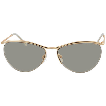 Grey Oval Ladies Sunglasses