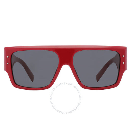 Dolce & Gabbana, Dark Grey Browline Ladies Sunglasses