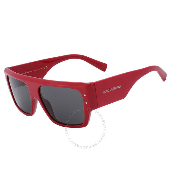 Dolce & Gabbana, Dark Grey Browline Ladies Sunglasses