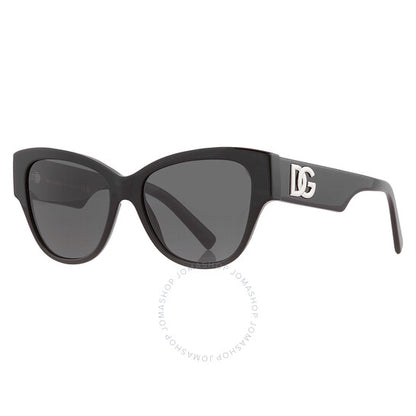 Dolce & Gabbana, Dark Grey Cat Eye Ladies Sunglasses