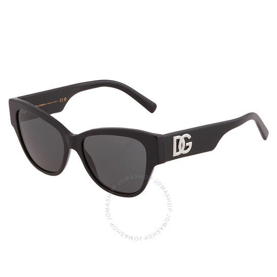 Dolce & Gabbana, Dark Grey Cat Eye Ladies Sunglasses