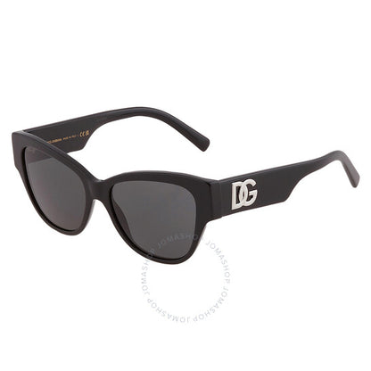 Dolce & Gabbana, Dark Grey Cat Eye Ladies Sunglasses