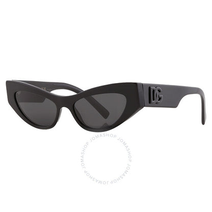 Dolce & Gabbana, Dark Grey Cat Eye Ladies Sunglasses
