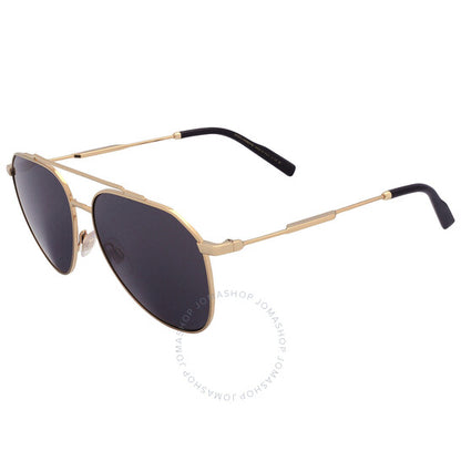 نظارات شمسية رجالية من دولتشي آند غابانا، باللون الرمادي الداكن